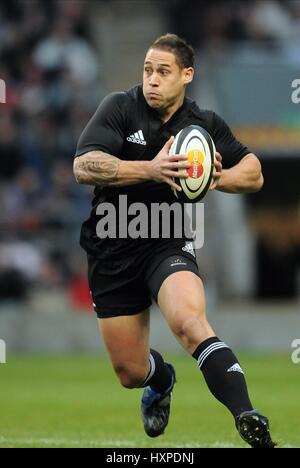 LUKE MCALISTER Nouvelle-zélande RU ANGLETERRE LONDRES TWICKENHAM 05 Décembre 2009 Banque D'Images