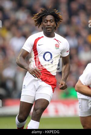 PAUL SACKEY ANGLETERRE & London Wasps à Twickenham MIDDLESEX ANGLETERRE 15 Novembre 2008 Banque D'Images