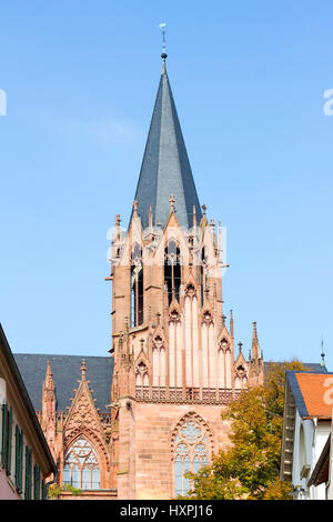 Allemagne, Rhénanie-Palatinat, Oppen accueil sur le Rhin, Katharinenkirche, Deutschland,Rheinland-Pfalz, Oppenheim am Rhein,Katharinenkirche Banque D'Images