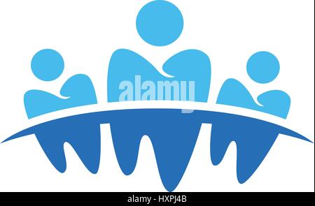 Dentiste symbole communautaire illustration Illustration de Vecteur