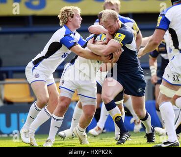 LEE BLACKETT EN ACTION DE LEEDS CARNEGIE V BATH RUGBY LEEDS CARNEGIE V BATH RUGBY ANGLETERRE LEEDS CARNEGIE HEADINGLEY 05 Septembre Banque D'Images