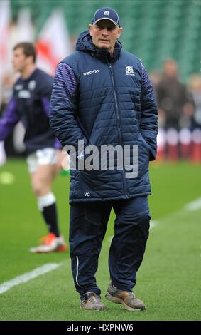 VERN COTTER Ecosse Écosse ENTRAÎNEUR-CHEF entraîneur en chef de l'ANGLETERRE LONDRES TWICKENHAM 14 Mars 2015 Banque D'Images