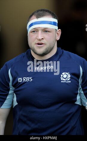 RYAN GRANT Ecosse Écosse Glasgow Warriors & GLASGOW WARRIORS TWICKENHAM Londres Angleterre 14 Mars 2015 Banque D'Images