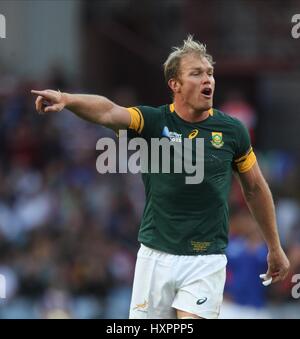 SCHALK BURGER AFRIQUE DU SUD L'AFRIQUE DU SUD VILLA PARK BIRMINGHAM ENGLAND 26 Septembre 2015 Banque D'Images