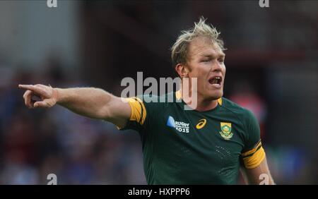 SCHALK BURGER AFRIQUE DU SUD L'AFRIQUE DU SUD VILLA PARK BIRMINGHAM ENGLAND 26 Septembre 2015 Banque D'Images