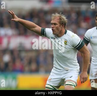 SCHALK BURGER AFRIQUE DU SUD AFRIQUE DU SUD ST JAMES PARK NEWCASTLE ANGLETERRE 03 Octobre 2015 Banque D'Images