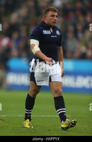 DUNCAN WEIR ECOSSE ECOSSE ST JAMES PARK NEWCASTLE ANGLETERRE 03 Octobre 2015 Banque D'Images