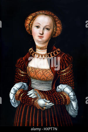 Portrait de femme 1525 Lucas Cranach l'ancien Lucas Cranach l'Ancien 1472 - 1553 Allemand Allemagne Banque D'Images