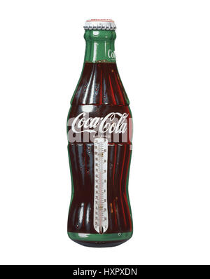 Thermomètre Coca-Cola classique, États-Unis d'Amérique Banque D'Images