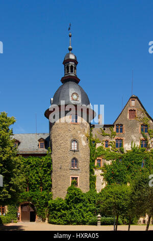 Allemagne, Hesse, Wetterau, tiède Brook, brook tiède château (Pr), Deutschland,Hessen,Wetterau,,Laubach Laubach Schloss (pr) Banque D'Images