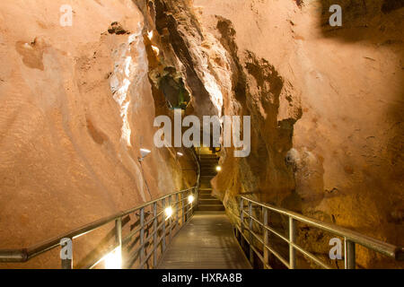 Allemagne, Hesse, brook Ku, Kubacher crystal cave, Deutschland,Hessen,Kubach Kubacher,Kristallhöhle Banque D'Images