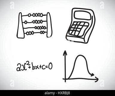 Classe de sciences et l'école Les gribouillis dessins animés dessin vectoriel Illustration de Vecteur