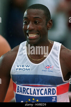 TONY JARRETT 110 m haies 22 Septembre 1994 Banque D'Images