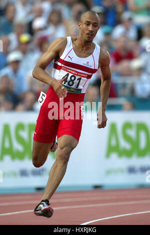 CHRIS LAMBERT 200 MÈTRES Ville de Manchester Manchester en Angleterre 28 Juillet 2002 Banque D'Images