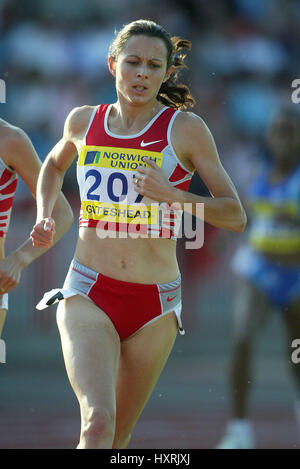 JO PAVEY 3000 MÈTRES GATESHEAD ENGLAND 13 Juillet 2003 Banque D'Images