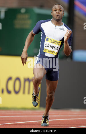 DANIEL CAINES 400 MÈTRES GATESHEAD GATESHEAD INTERNATIONAL STADIUM ANGLETERRE 27 Juin 2004 Banque D'Images