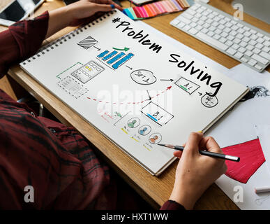L'icône de gestion de problèmes de développement Banque D'Images
