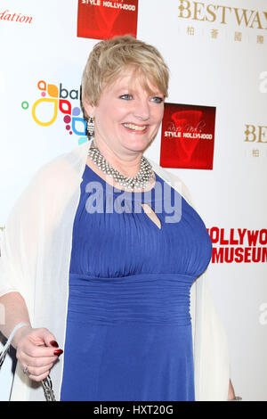 Alison Arngrim qui fréquentent le style Hollywood Oscar Viewing dîner au Musée d'Hollywood à Los Angeles, Californie. Avec : Alison Arngrim Où : Los Angeles, California, United States Quand : 26 Oct 2017 Banque D'Images