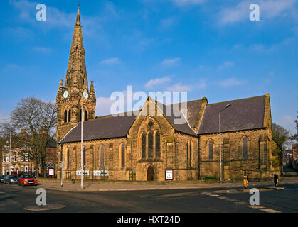 Christ Church Quay Road en hiver Bridglington East Yorkshire England Royaume-Uni GB Grande-Bretagne Banque D'Images