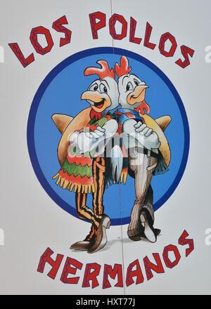 Los Angeles, USA. Mar 29, 2017. Sur l'emplacement de l'appel plus Saul Los Pollos Hermanos' Pop Up Store dans le centre-ville de Los Angeles le 29 mars 2017. Crédit : l'accès Photo/Alamy Live News' Banque D'Images