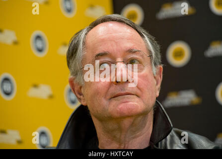 Prague, République tchèque. 30Th Mar, 2017. Cinéaste britannique Peter Suschitzky parle lors de la conférence de presse au sein du festival du film Febiofest à Prague, République tchèque, le 30 mars 2017. Photo : CTK Vit Simanek/Photo/Alamy Live News Banque D'Images