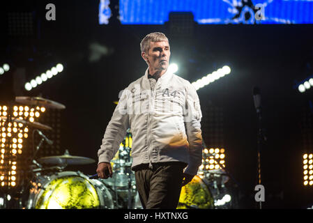 Ian Brown de The Stone Roses manchettes la scène principale le jour 1 du T in the Park Festival à Strathallan château le 08 juillet 2016 à Perth, en Écosse. Banque D'Images