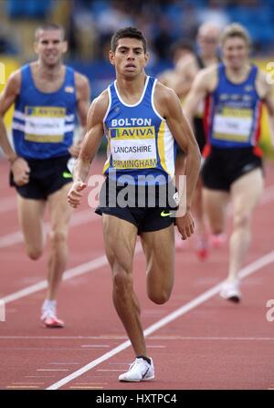 TOM LANCASHIRE 1500 MÈTRES ALEXANDER STADIUM BIRMINGHAM ENGLAND 13 Juillet 2008 Banque D'Images