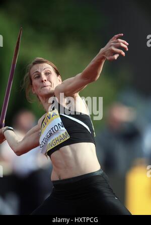 KELLY SOTHERTON JAVELIN ALEXANDER STADIUM BIRMINGHAM ENGLAND 13 Juillet 2008 Banque D'Images