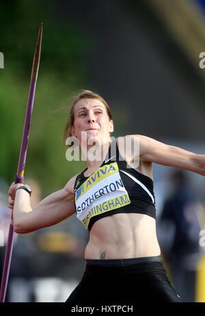 KELLY SOTHERTON JAVELIN ALEXANDER STADIUM BIRMINGHAM ENGLAND 13 Juillet 2008 Banque D'Images