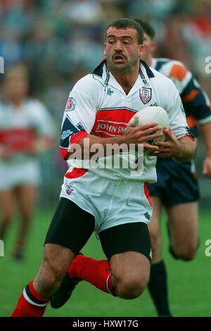 CHRIS HARRISON HULL KINGSTON ROVERS RLFC 14 Septembre 1993 Banque D'Images