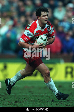 JOE LYDON WIGAN RLFC 24 Janvier 1994 Banque D'Images