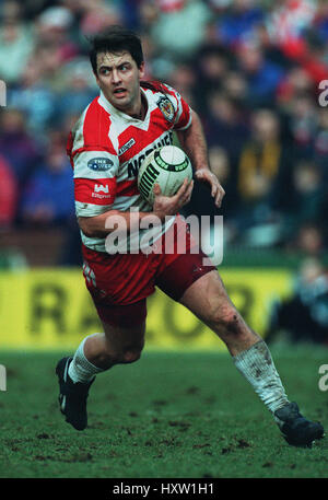 JOE LYDON WIGAN RLFC 24 Janvier 1994 Banque D'Images