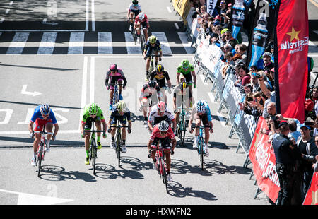 Volta de Catalunya 2017, Tour de Catalogne, une course de VTT Barcelone, Espagne Banque D'Images