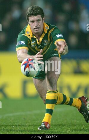 DANNY BUDERUS AUSTRALIE RL MCALPINE STADIUM HUDDERSFIELD ANGLETERRE 22 Novembre 2003 Banque D'Images