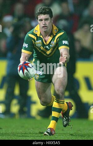 DANNY BUDERUS AUSTRALIE RL MCALPINE STADIUM HUDDERSFIELD ANGLETERRE 22 Novembre 2003 Banque D'Images