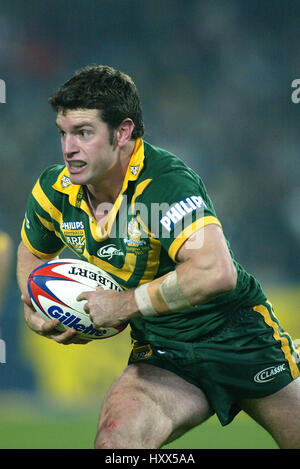 DANNY BUDERUS AUSTRALIE RL MCALPINE STADIUM HUDDERSFIELD ANGLETERRE 22 Novembre 2003 Banque D'Images