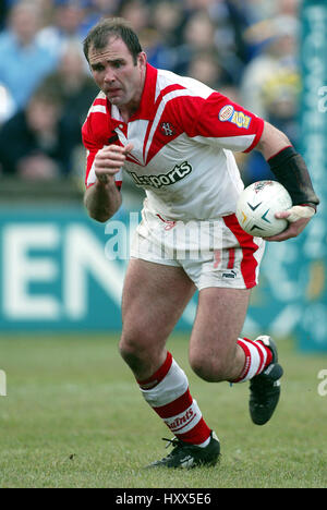 CHRIS JOYNT ST. HELENS RLFC KNOWSLEY ROAD.St Helens 13 Mars 2004 Banque D'Images