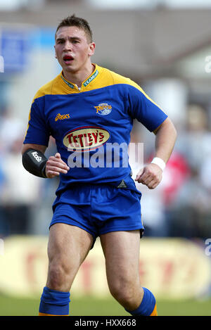 KEVIN SINFIELD LEEDS RHINOS RLFC MANCHESTER SALFORD 05 Mai 2002 Banque D'Images