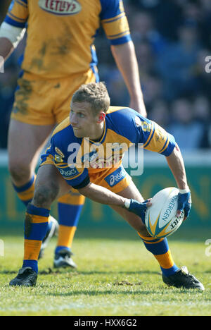 ROB BURROW LEEDS RHINOS RLFC LEEDS HEADINGLEY 16 Mars 2003 Banque D'Images