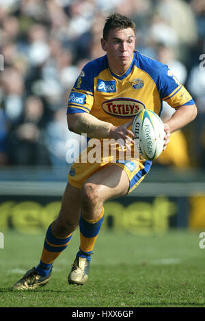 KEVIN SINFIELD LEEDS RHINOS RLFC LEEDS HEADINGLEY 16 Mars 2003 Banque D'Images