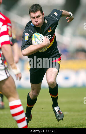 MICHAEL GARROT BRADFORD BULLS RLFC MCALPINE STADIUM HUDDERSFIELD ANGLETERRE 13 Avril 2003 Banque D'Images