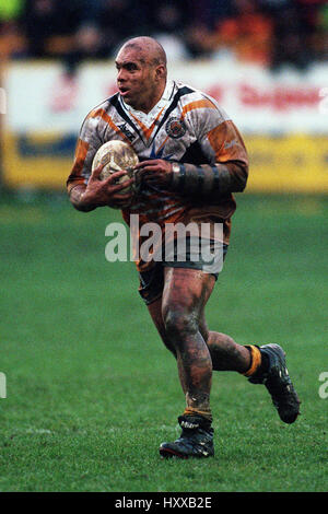 NATHAN SYKES CASTLEFORD TIGERS RLFC 09 Mars 1999 Banque D'Images