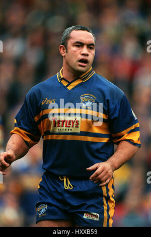 MARTIN MASELLA LEEDS RHINOS RLFC 14 Mars 1999 Banque D'Images