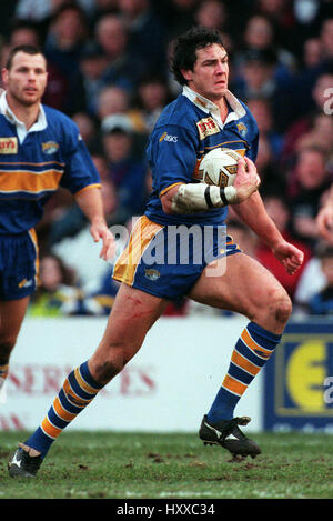 ADRIAN MORLEY LEEDS RHINOS RLFC 26 Février 2000 Banque D'Images