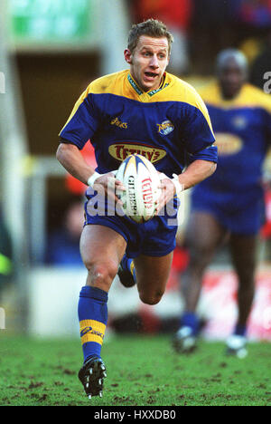 ROB BURROW LEEDS RHINOS RLFC BRADFORD VALLY PARADE 09 Février 2002 Banque D'Images