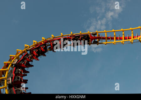 Hochschaubahn im Wiener Prater, Wurstelprater, Wien, Österreich Banque D'Images