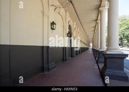 Museo Historico Ferroviario de Asuncion (Musée du chemin de fer historique) aka Estacion del Ferrocarril central (Central Railway Station) extérieur, Paraguay Banque D'Images