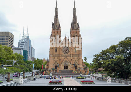 Saint Mary's Cathedral, Sydney Banque D'Images