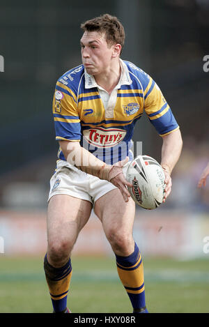 KEVIN SINFIELD LEEDS RHINOS RLFC 02 Avril 2005 Banque D'Images