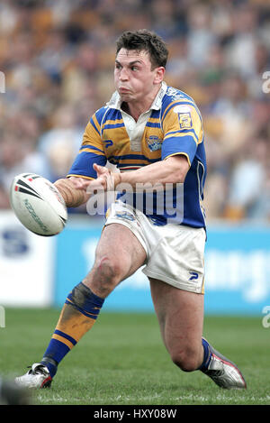 KEVIN SINFIELD LEEDS RHINOS RLFC 02 Avril 2005 Banque D'Images